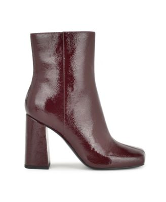 Women's Spice Square Toe Block Heel Dress Booties