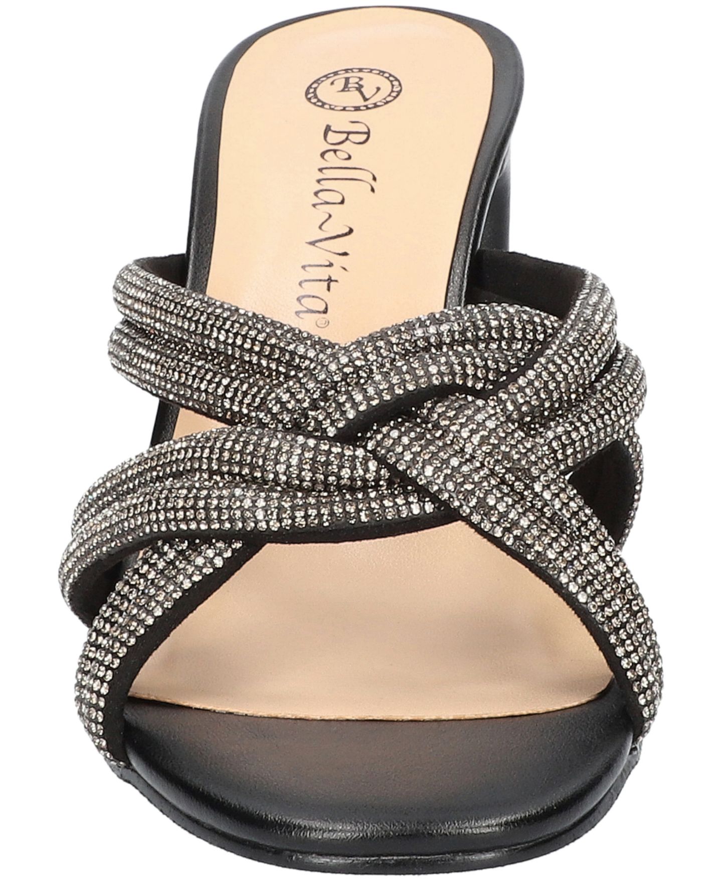 Женские сандалии Bella Vita Carmen Heeled Slip On, цвет: Чёрный замшевый — фото 6