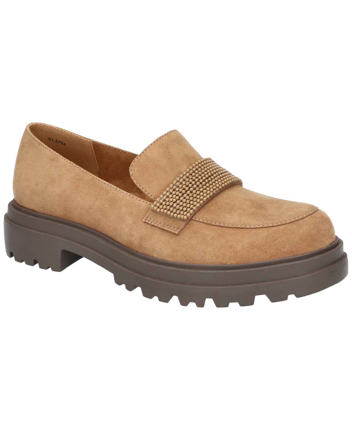 Bella Vita Women's Paz Comfort Lug Loafers -Leather