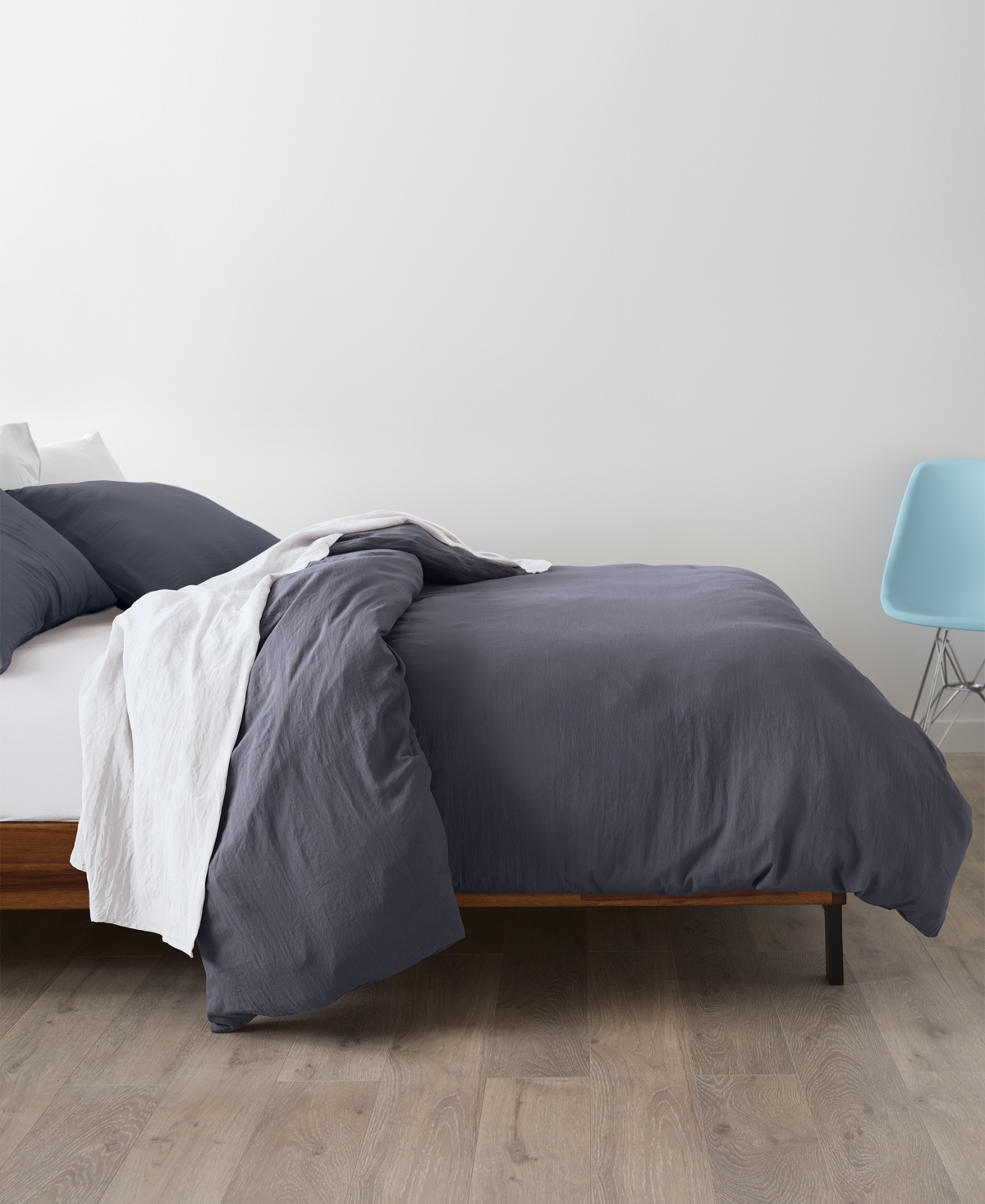 Ella Jayne Solid Microfiber 3-Pc. Duvet Cover Set, Full/Queen