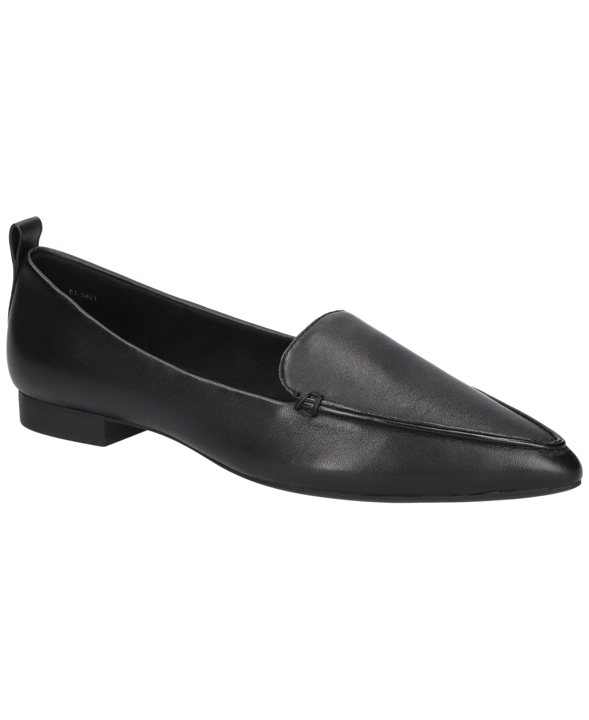 Women's Alessi Pointed Toe Flats - Gray Suede Leather