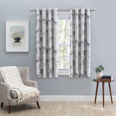 Tacoma Double Black Out Grommet Curtain Panel 50"W x 63"L