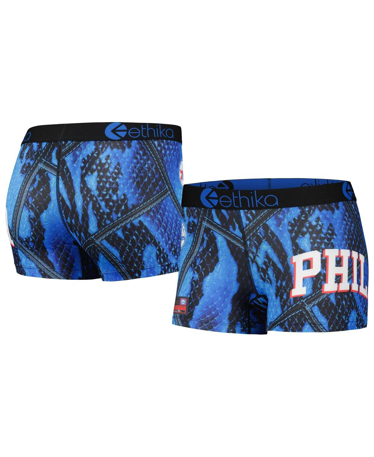 Shop Ethika Women's  Royal Philadelphia 76ers Staple Underwear