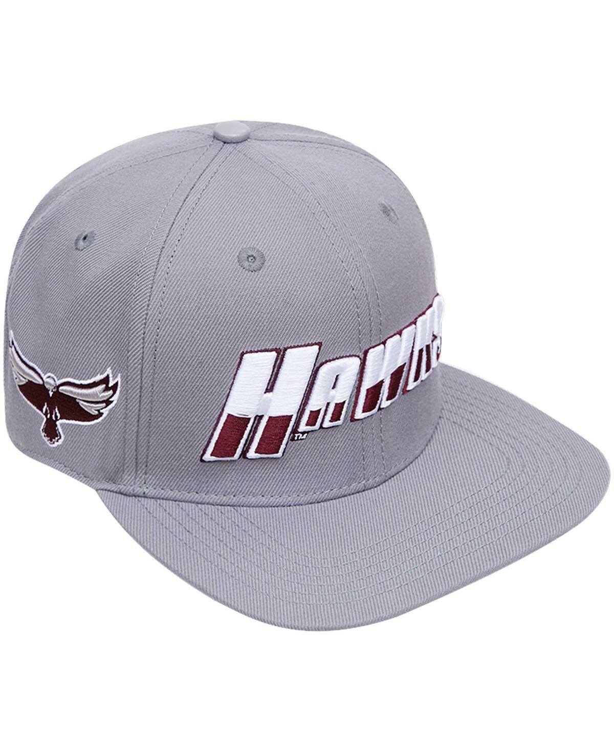Shop Pro Standard Men's  Gray Maryland Eastern Shore Hawks Evergreen Hawks Snapback Hat
