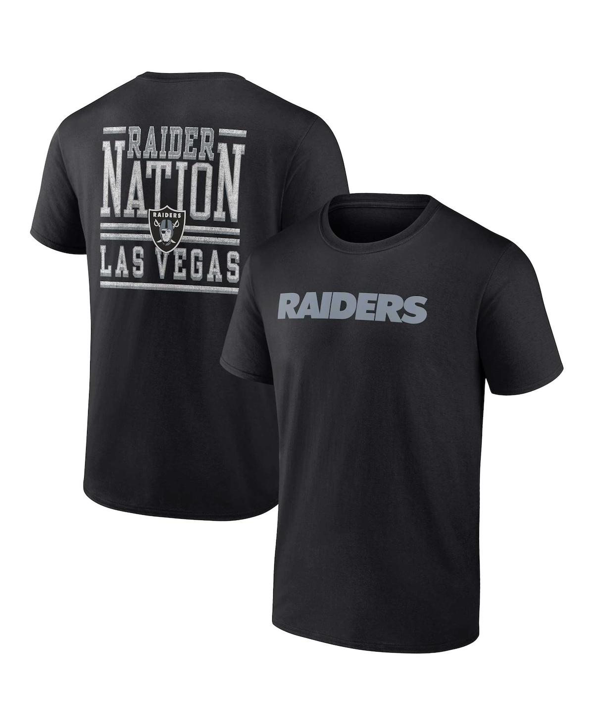 Fanatics Branded  Black Las Vegas Raiders Home Field Advantage T-shirt In Black