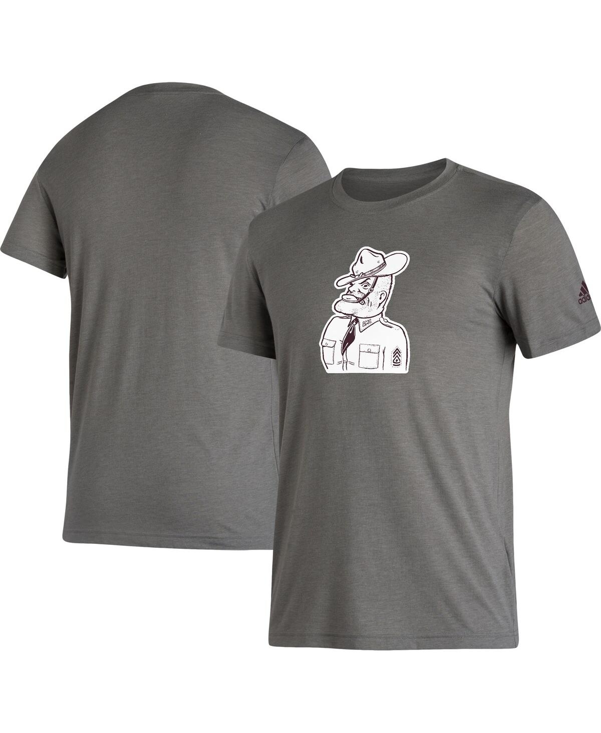 Shop Adidas Originals Men's Adidas Gray Texas A&m Aggies Basics Heritage Tri-blend T-shirt