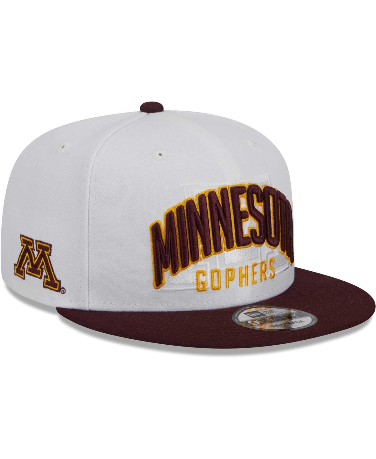 Men's New Era Maroon Minnesota Golden Gophers Two-Tone Layer 9FIFTY Snapback Hat - Maroon