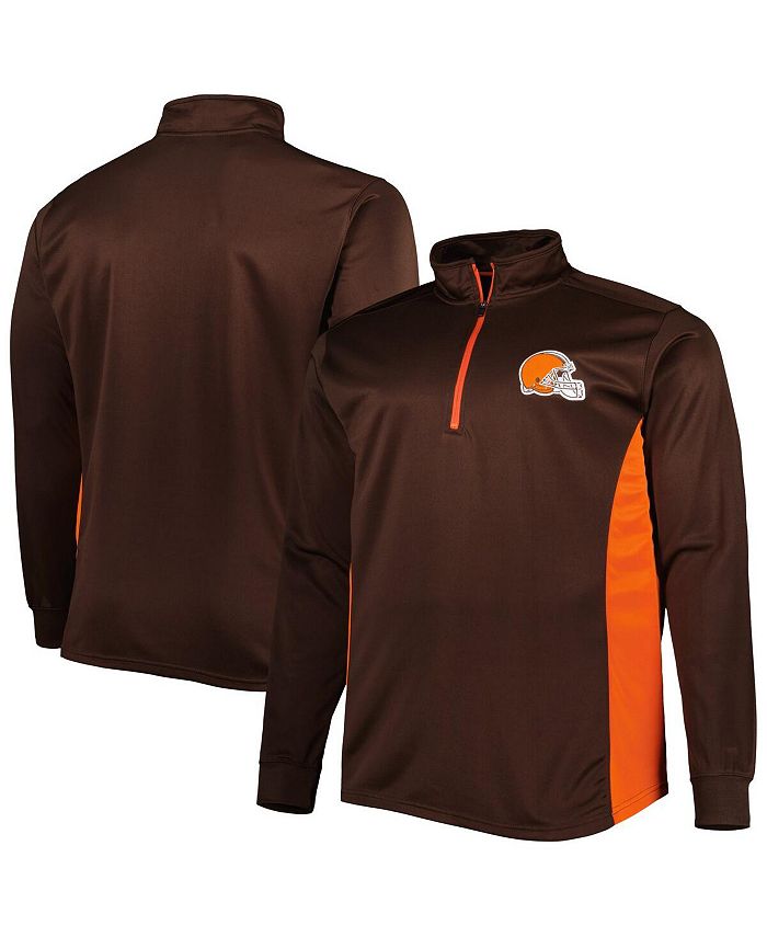 Sweat Ruff Hewn Homme Taille XL - Marron, Col Montant, 1/4 Zip, Polaire (occasion Bon état)