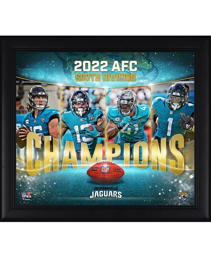 Fanatics Authentic Jacksonville Jaguars 2022 AFC South Champions Framed
