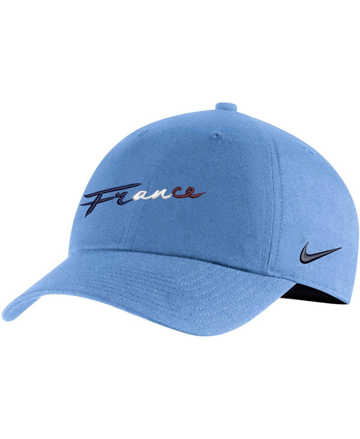 Nike Men's  Blue France National Team Campus Performance Adjustable Hat In Blue