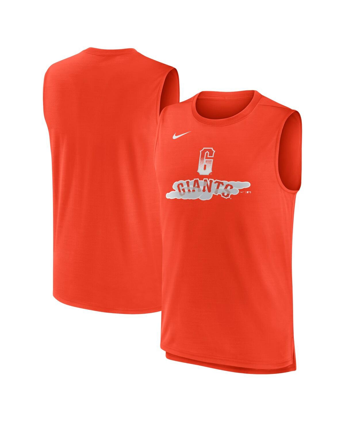 Nike Men's  Orange San Francisco Giants City Connect Muscle Tank Top