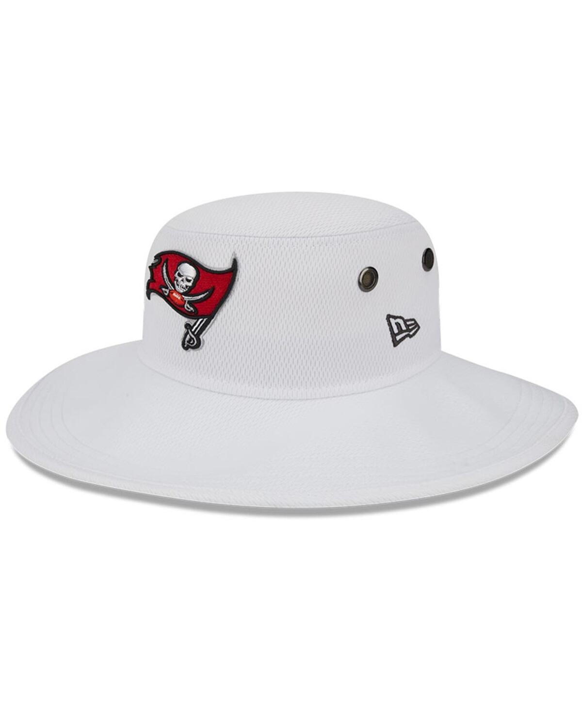 NEW ERA MEN'S NEW ERA WHITE TAMPA BAY BUCCANEERS 2023 NFL TRAINING CAMP PANAMA BUCKET HAT 
