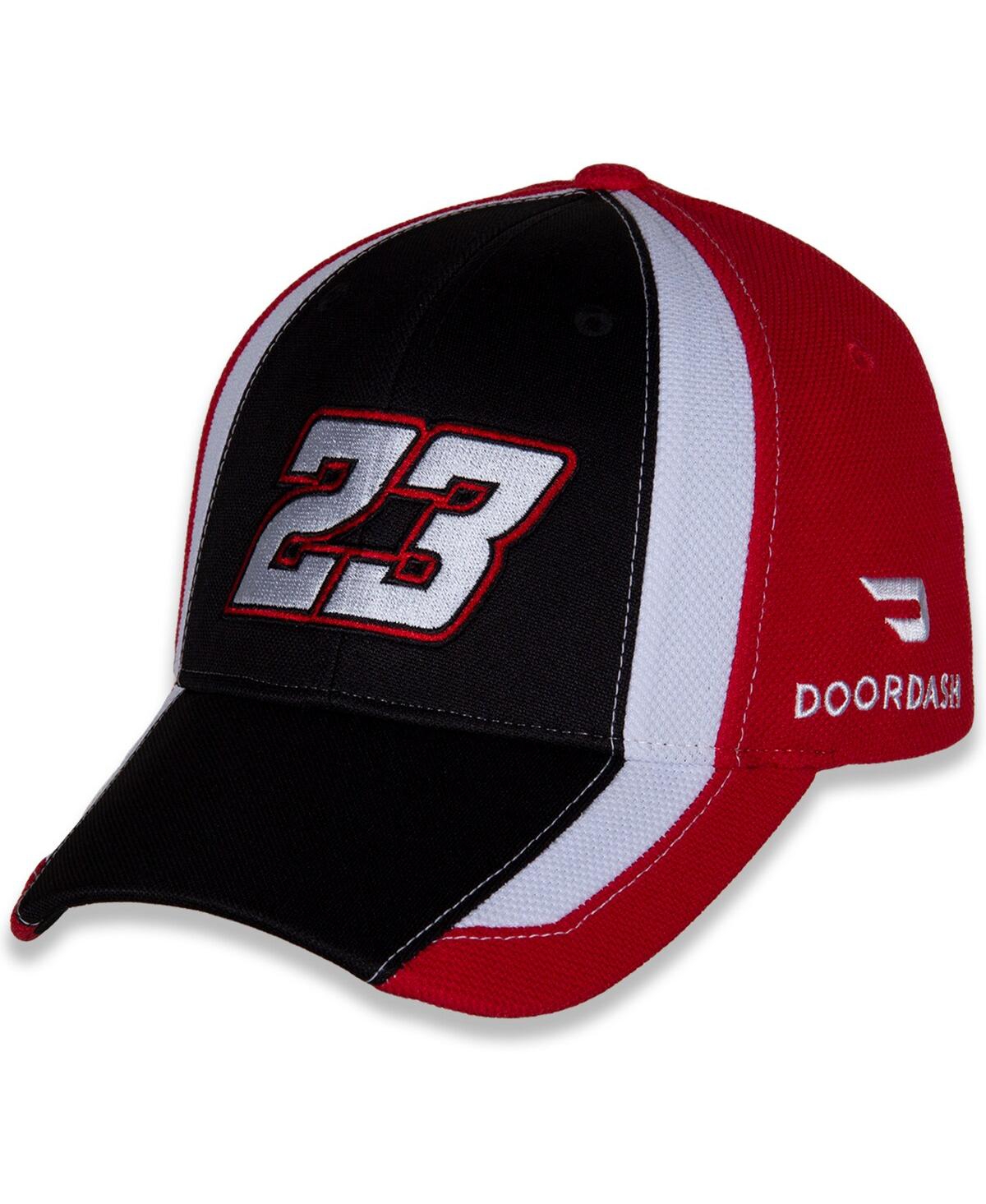 23xi Racing Men's  Black, Red Bubba Wallace Restart Adjustable Hat In Black,red