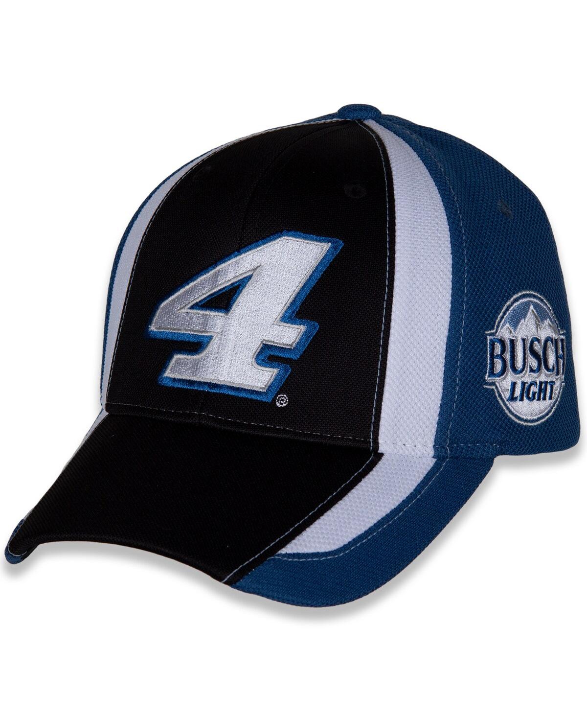 Stewart-haas Racing Team Collection Men's  Black, Blue Kevin Harvick Restart Adjustable Hat In Black,blue