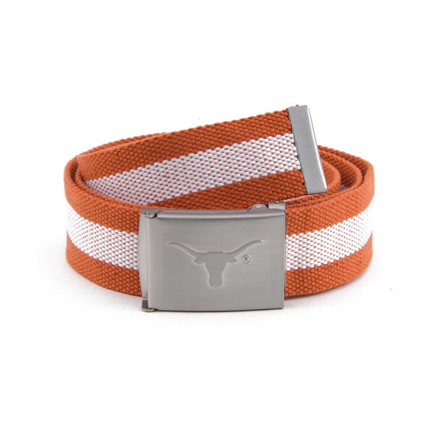Мужской ремень Eagles Wings Texas Longhorns Fabric Belt — фото 1