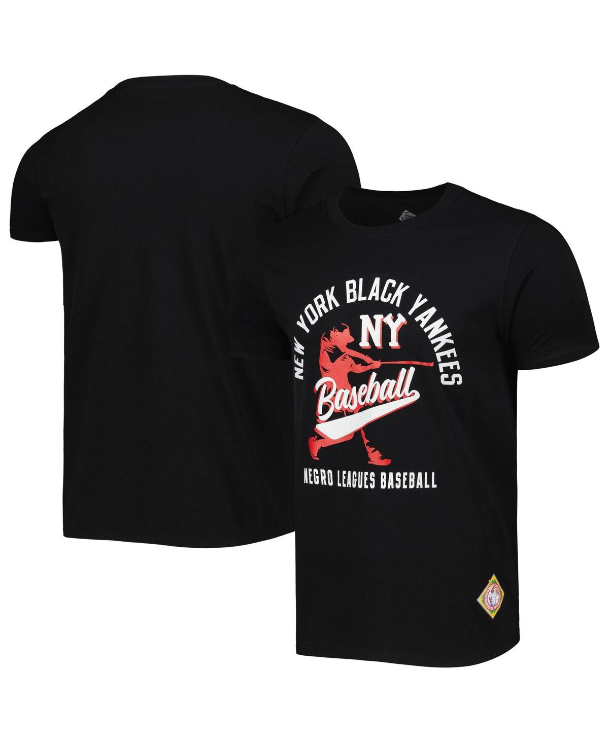 Shop Stitches Men's  Black Black Yankees Soft Style T-shirt