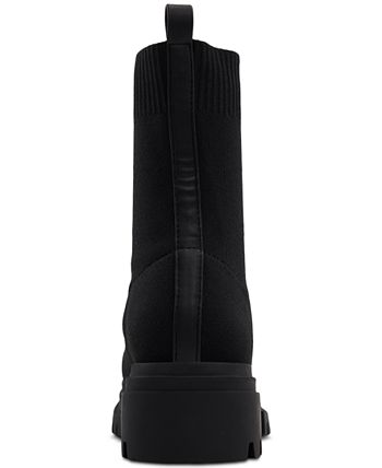 ALDO Women's North Knit Pull-On Lug Sole Boots - Macy's