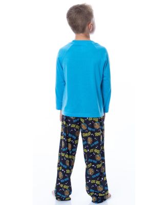 Boys Scooby Shaggy Ruh-Roh! Raglan Sleep Pajama Set