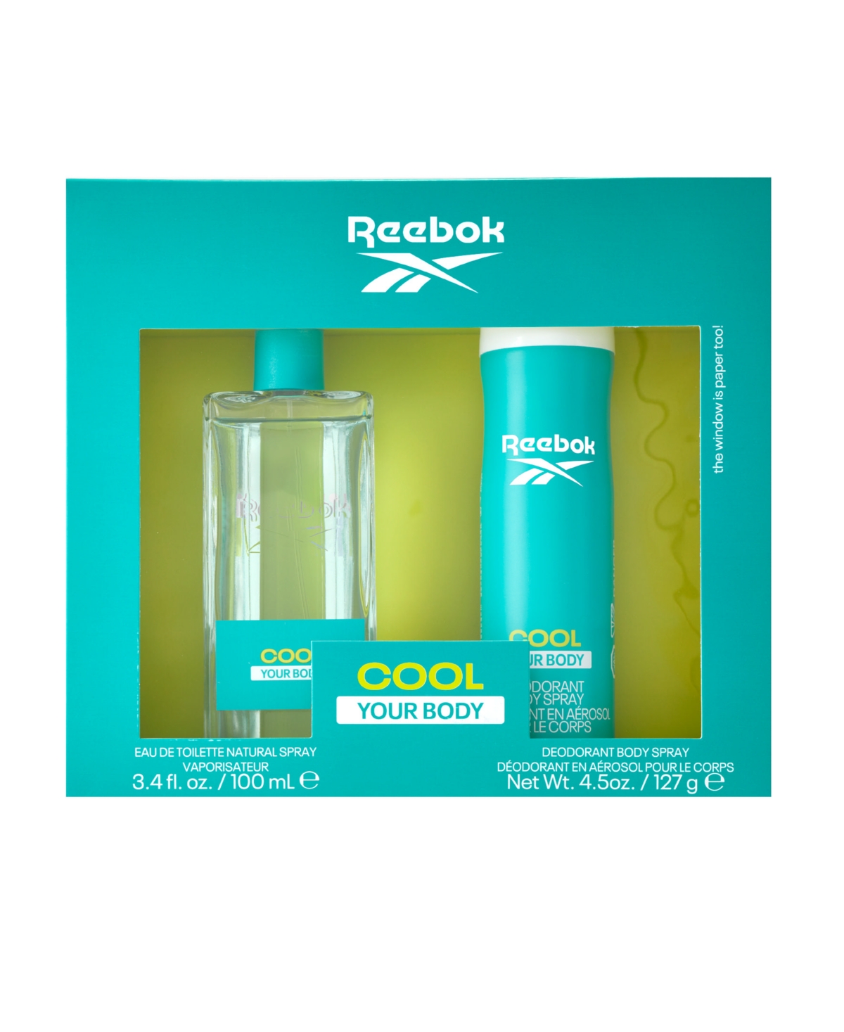 Reebok Ladies Cool Your Body Gift Set Fragrances 8436581946246 In N/a