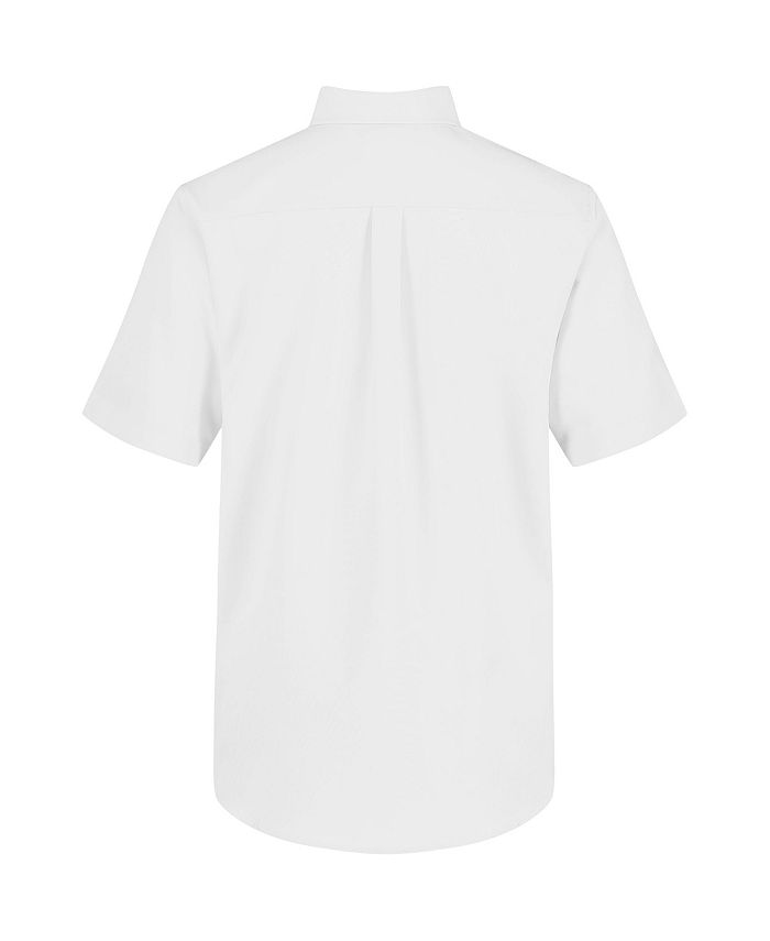 Nautica Big Boys Uniform Short Sleeve Performance Woven Shirt - Macy's