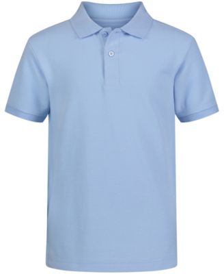 Nautica - Little Boys Stretch White Double Piqu&eacute; Polo
