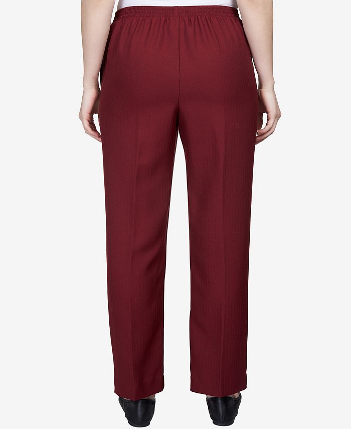 Alfred Dunner Women's Street Herringbone Short Length Pants Macy's
