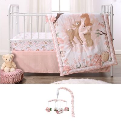 The Peanutshell Fairytale Forest 4 Piece Baby Nursery Crib Bedding Set ...