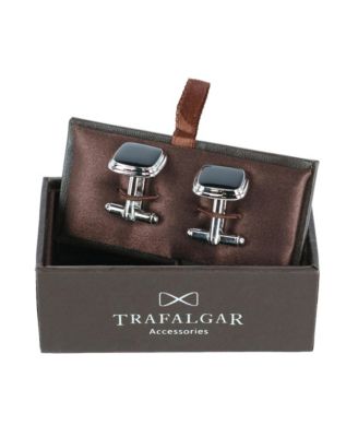 Black Lacquer Cushion Cufflinks