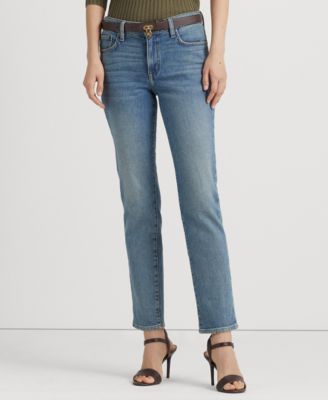 Lauren Ralph Lauren - Women's Mid-Rise Straight Ankle Jeans