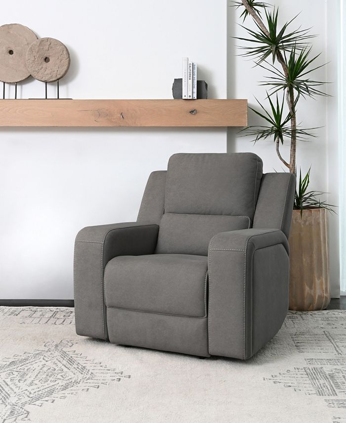 Abbyson Living Maggie Fabric Manual Recliner - Macy's