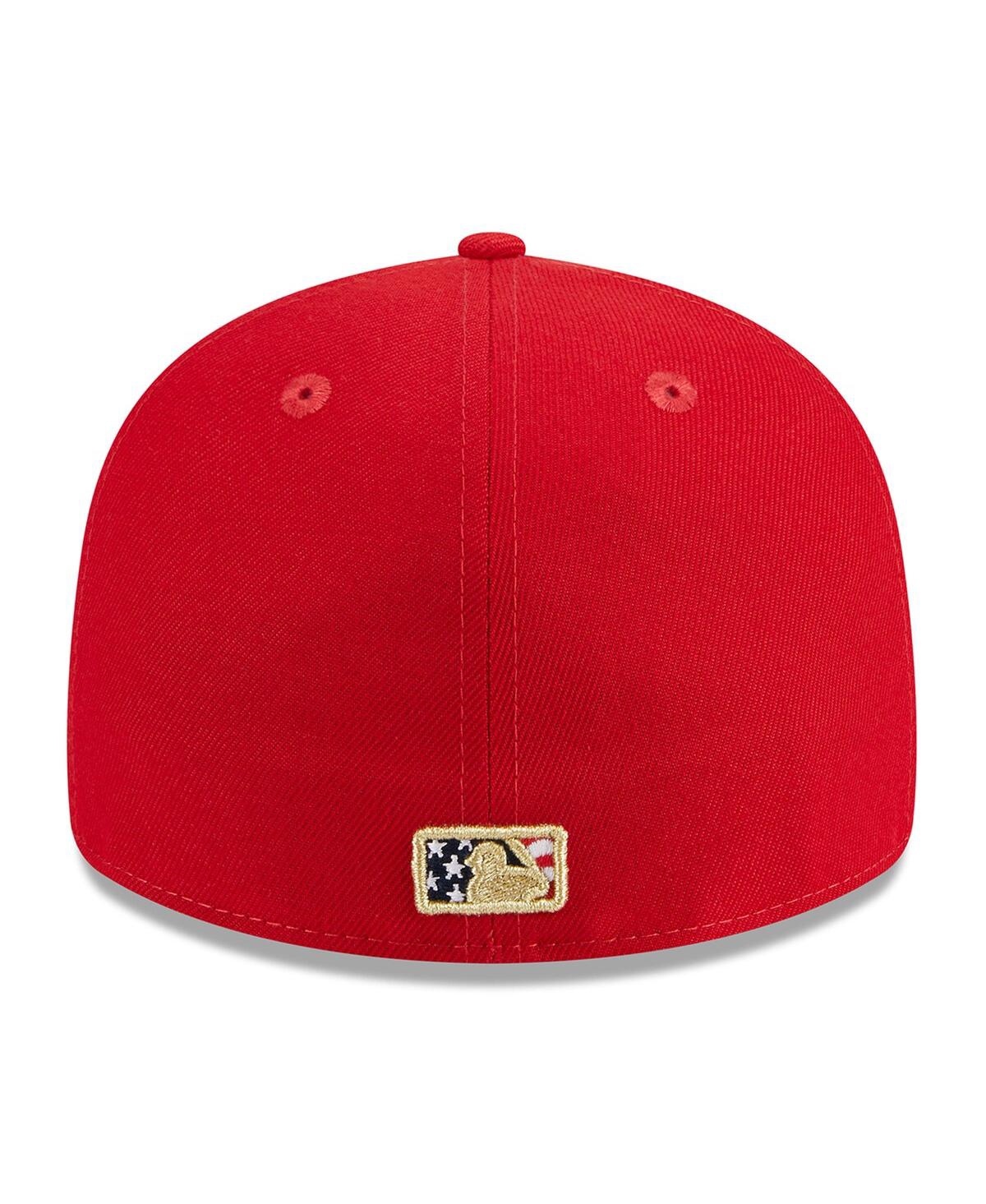 NEW ERA MEN'S NEW ERA RED SAN FRANCISCO GIANTS 2023 FOURTH OF JULY LOW PROFILE 59FIFTY FITTED HAT