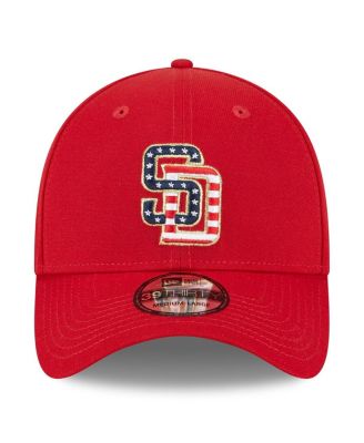 Men's Red San Diego Padres 2023 Fourth of July 39THIRTY Flex Fit Hat