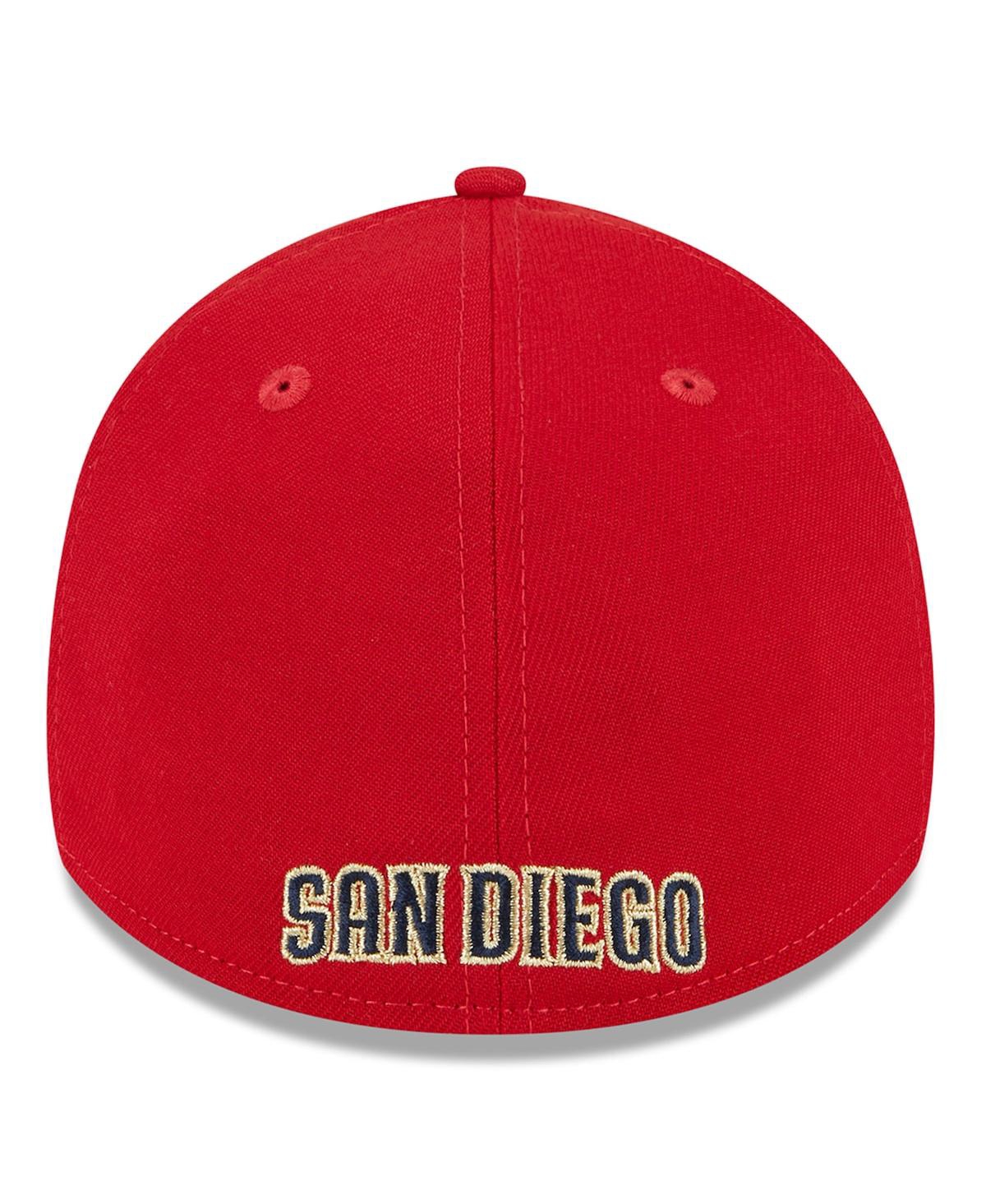 Shop New Era Men's  Red San Diego Padres 2023 Fourth Of July 39thirty Flex Fit Hat