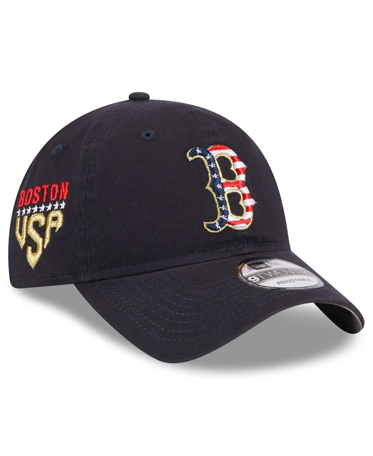 New Era Women's  Navy Boston Red Sox 2023 Fourth Of July 9twenty Adjustable Hat