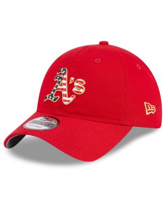 Women's Red Oakland Athletics 2023 Fourth of July 9TWENTY Adjustable Hat