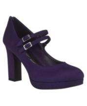 Purple Mary Jane High Heels Pumps for Women Macy s