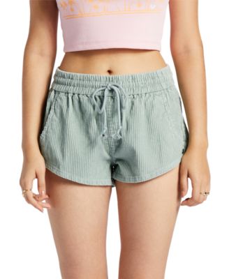 Roxy - Juniors' Scenic Route Cotton Drawstring Corduroy Shorts