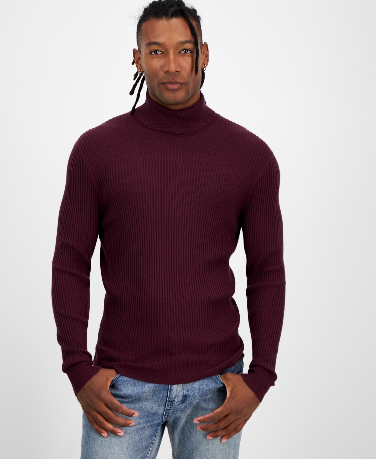 Inc International Concepts Men's Ascher Rollneck Sweater, Created For Macy's In Vintage Wi