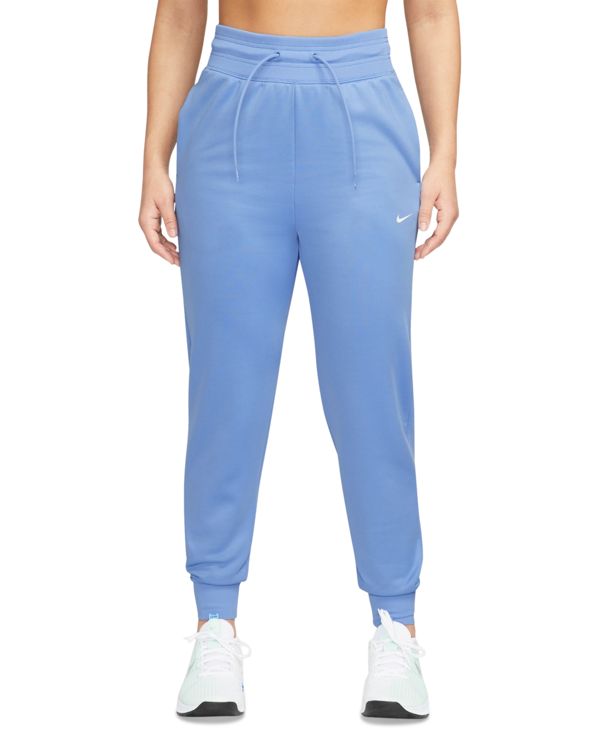 Nike Women's Therma-fit One High-waisted 7/8 Jogger Pants In Blue