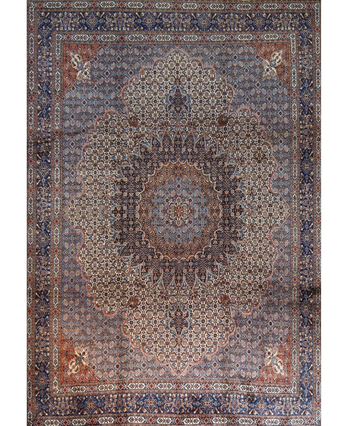Bb Rugs One of a Kind Mood 8'10in x 13' Area Rug - Ivory