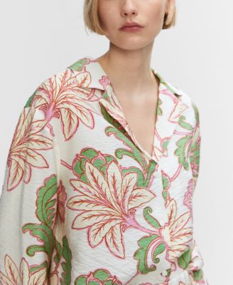 Women's Textured Printed Shirt