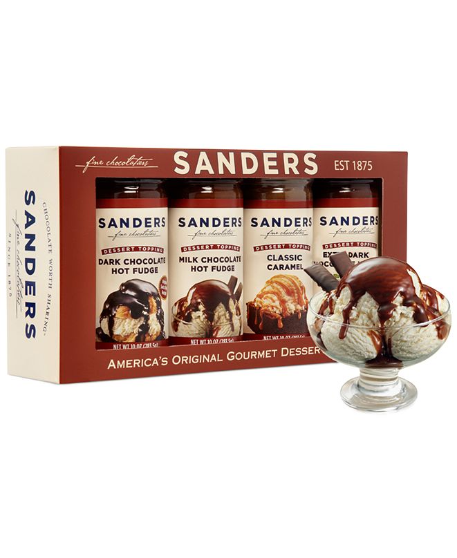 Sanders 4 Pack Sundae Gift Set & Reviews Food & Gourmet Gifts