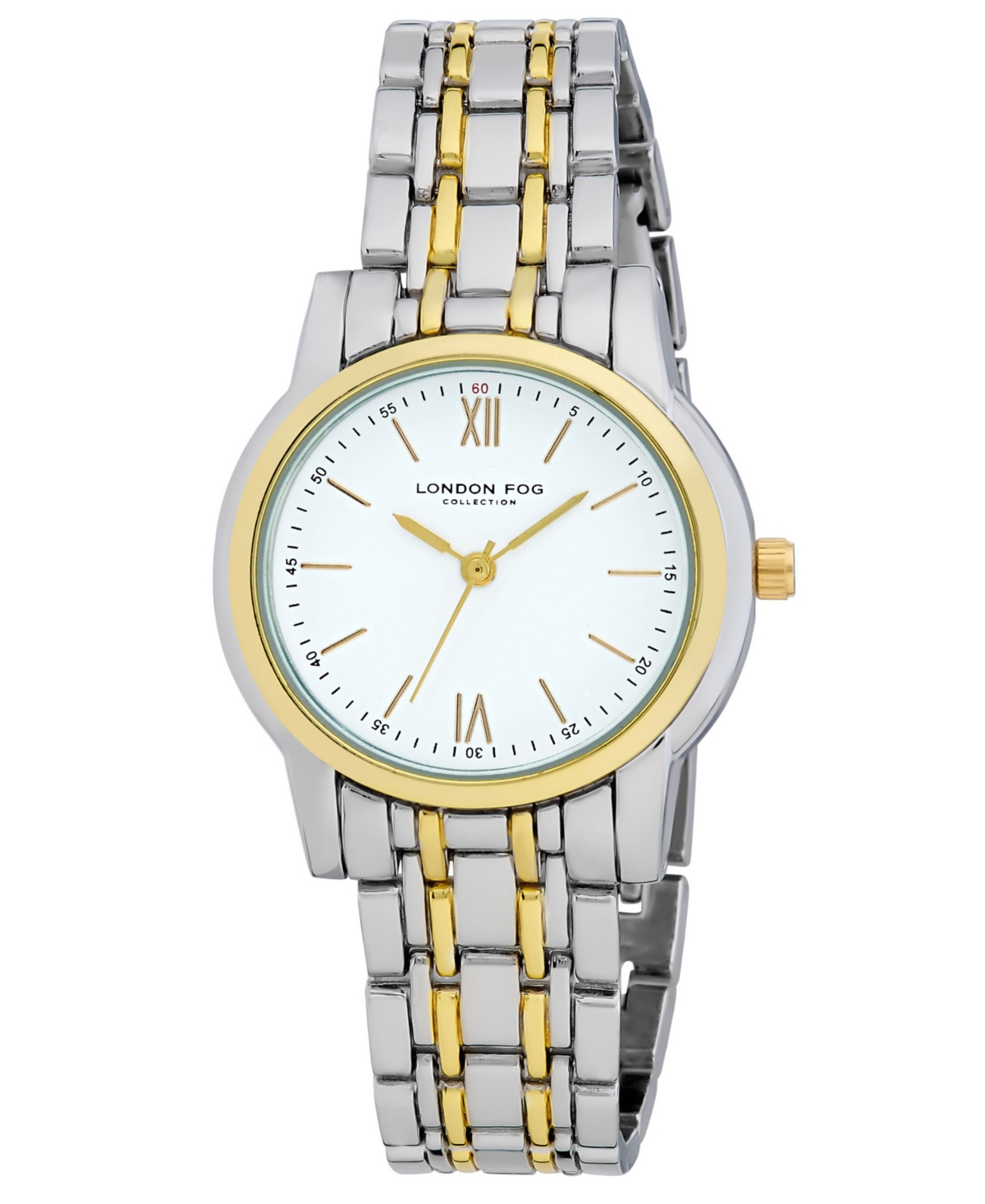 London Fog Women\'s Two-Tone Gold and Silver Bracelet Watch Gift Set London Fog Glasgow 40mm Brilliant Two Tone Gold Bracelet  main image 3