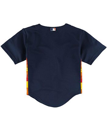 Nike Youth Boys and Girls Navy Houston Astros 2023 Gold Collection Logo T- shirt