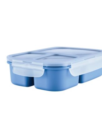 Lock n Lock On The Go Meals Three Compartment Divided Lunch Container, 33 Ounce