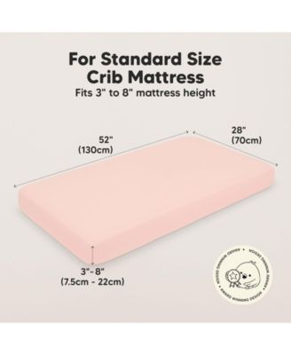 2pk Fitted Crib Sheets for Boys, Girls, Baby Crib Sheet, Standard Nursery Crib Sheet Cover