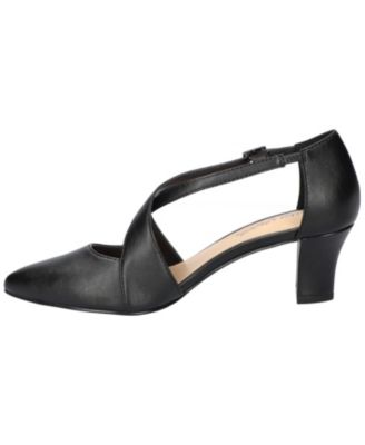 Women's Elegance Cross Strap Front Pumps