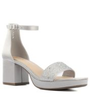 Silver dress outlet shoes macys