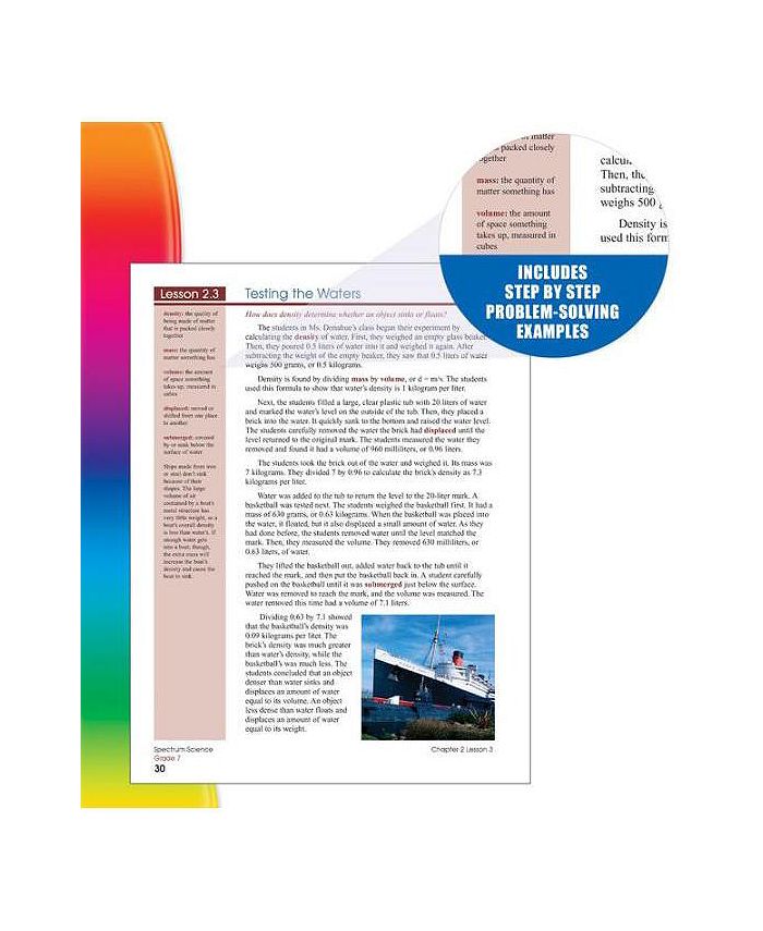 Barnes noble spectrum science grade 7 by spectrum compiler macy s