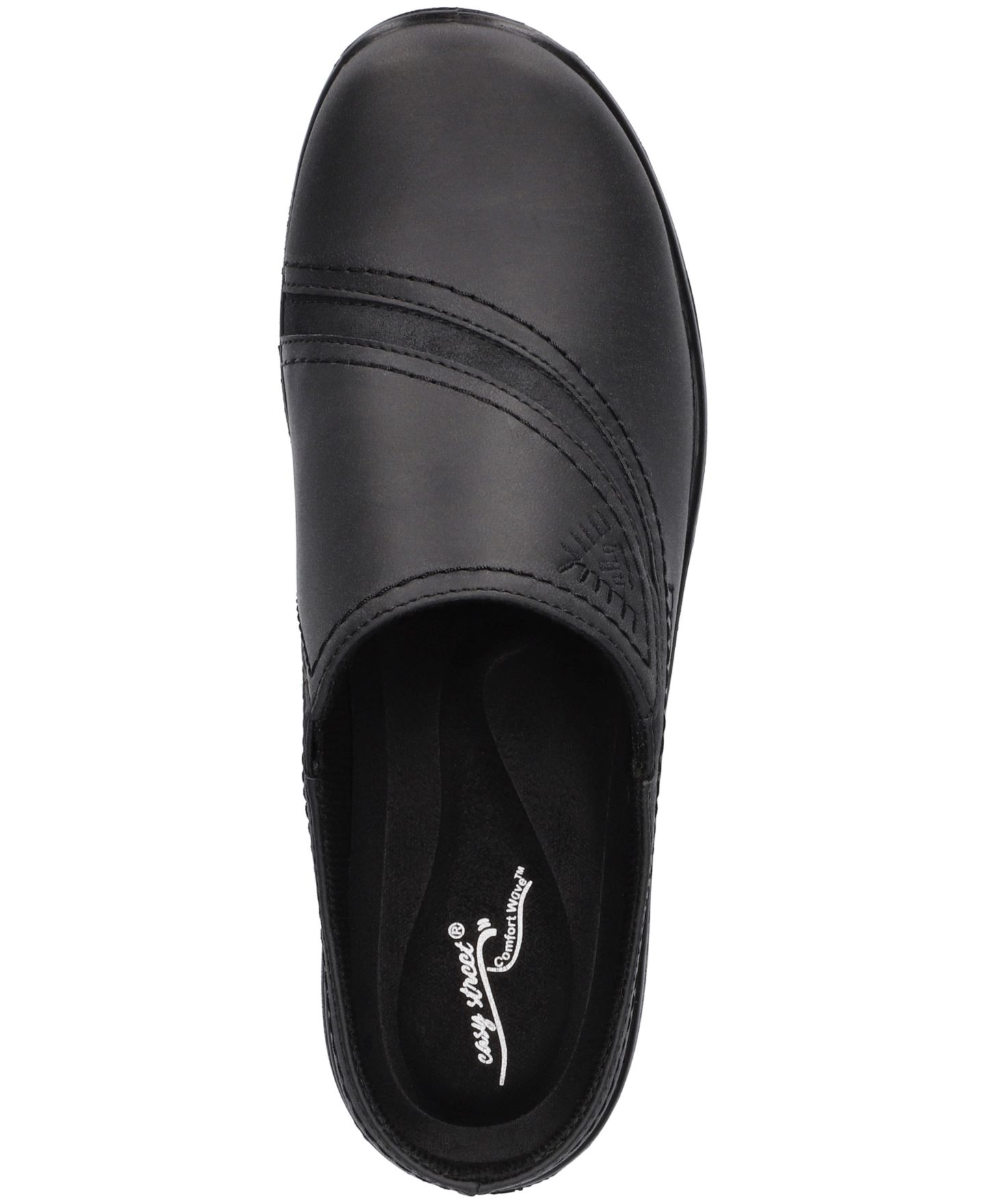 Женские сабо Easy Street Parley Comfort Mules, цвет: Чёрный — фото 4